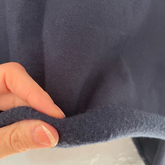 Syracuse Navy Blue Cropped Sweatshirt sz L - Picture 4 of 4